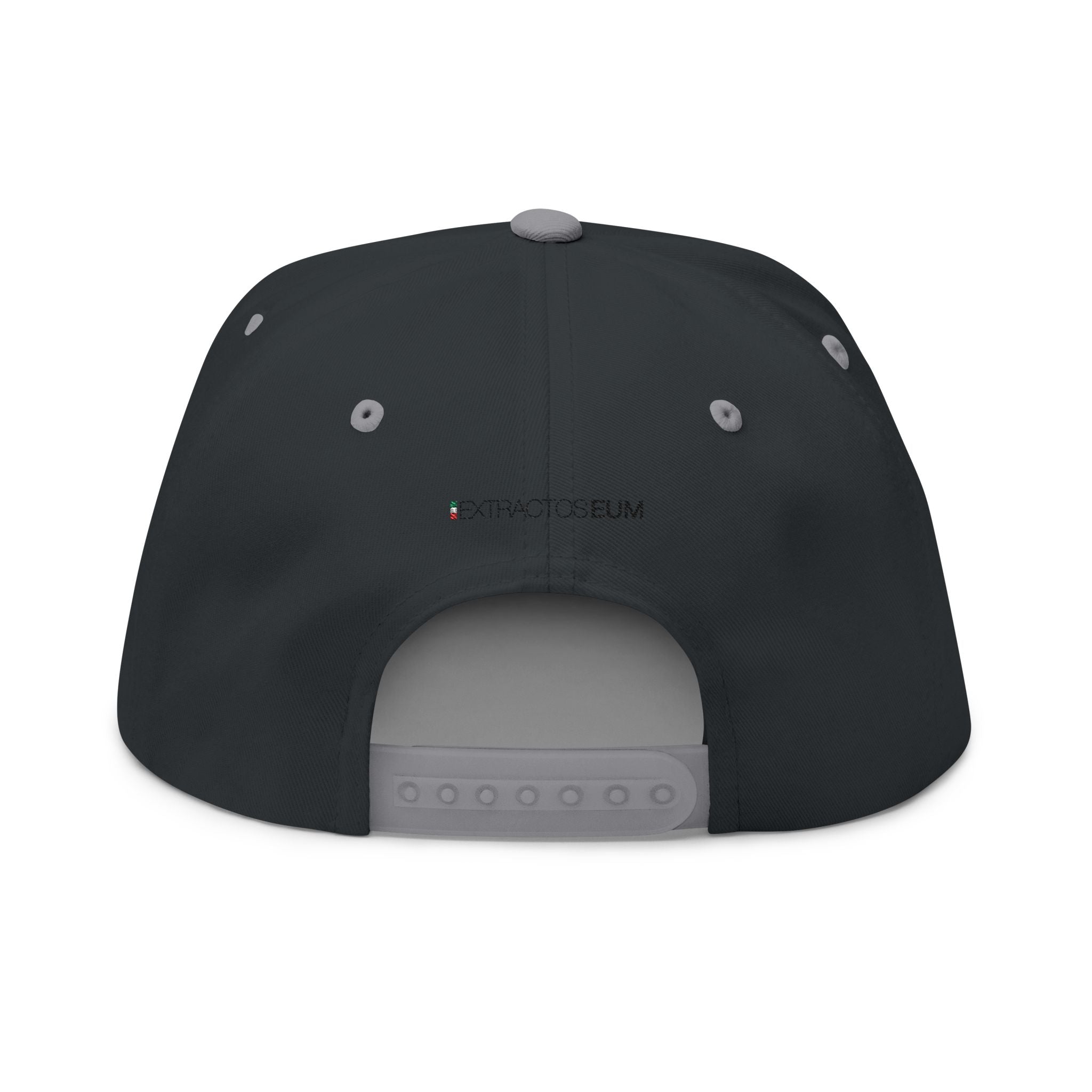 Gorra plana con visera bordada y elegante - Extractos EUM